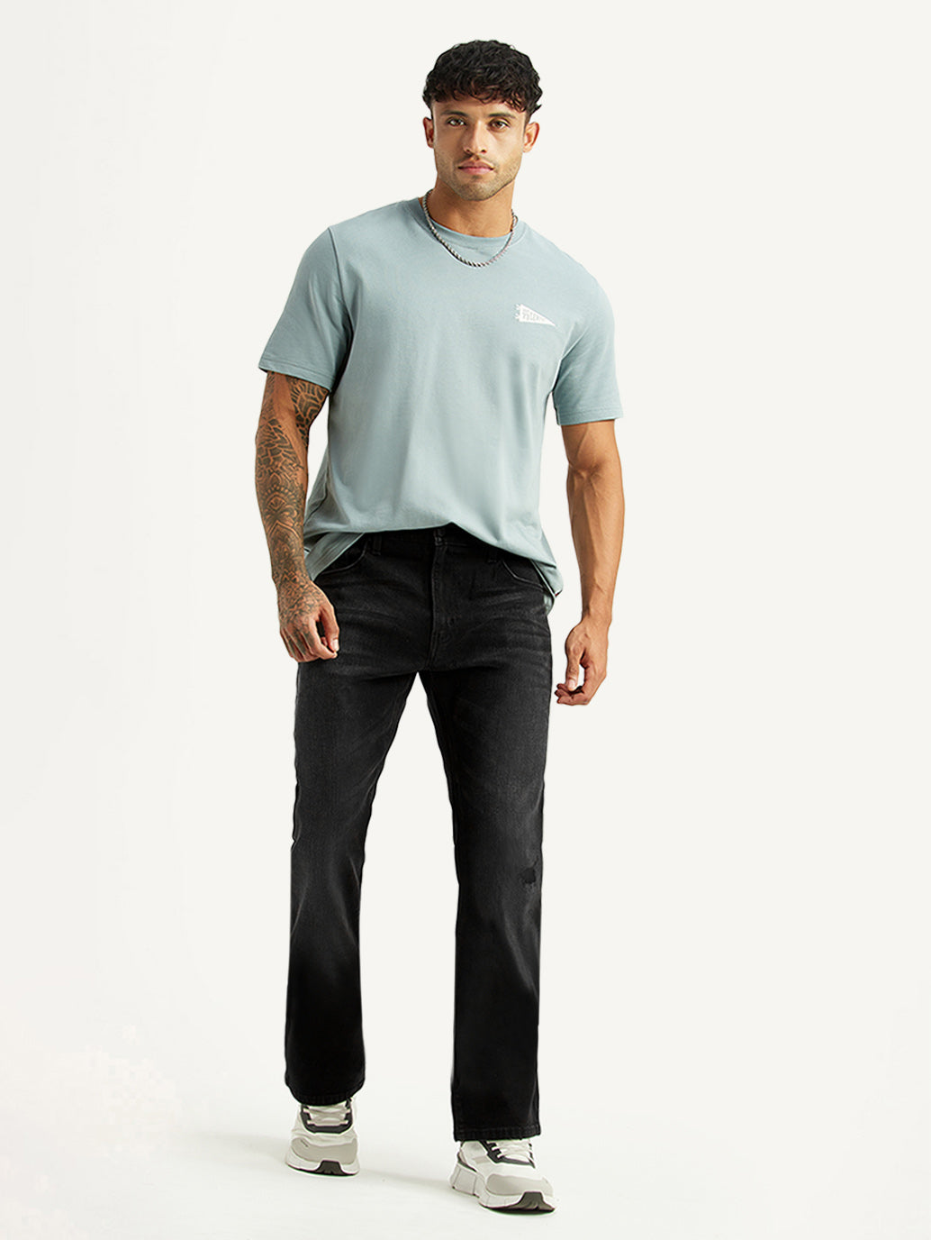 Men's 527 Black Bootcut Fit Hyper Stretch Jeans