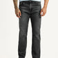 Men's 517 Charcoal Grey Bootcut Mid Rise Jeans - Front View