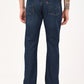 Men's 517 Dark Blue Bootcut Fit Mid Rise Jeans - bac View