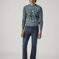 Men's 517 Dark Indigo Bootcut Fit Mid Rise Jeans - Front View
