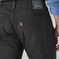 Men's 517 Black Bootcut Fit Mid Rise Jeans - Detail View