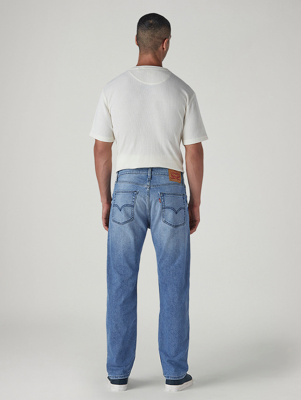 Men's 517 Light Indigo Bootcut Fit Mid Rise Kooltex Jeans - Back View