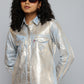 Women's Printed Regular Fit Denim Shirt - 712a4123-f97a-4b76-a4de-9d8a2d458565 View