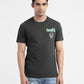Men's Grey Printed Crew Neck T Shirt - bbbec9e0-982b-415e-a026-b38c4cbfbd9c View