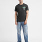 Men's Grey Printed Crew Neck T Shirt - 7f6380d8-2ece-4622-b2ba-4e0cd4595b95 View