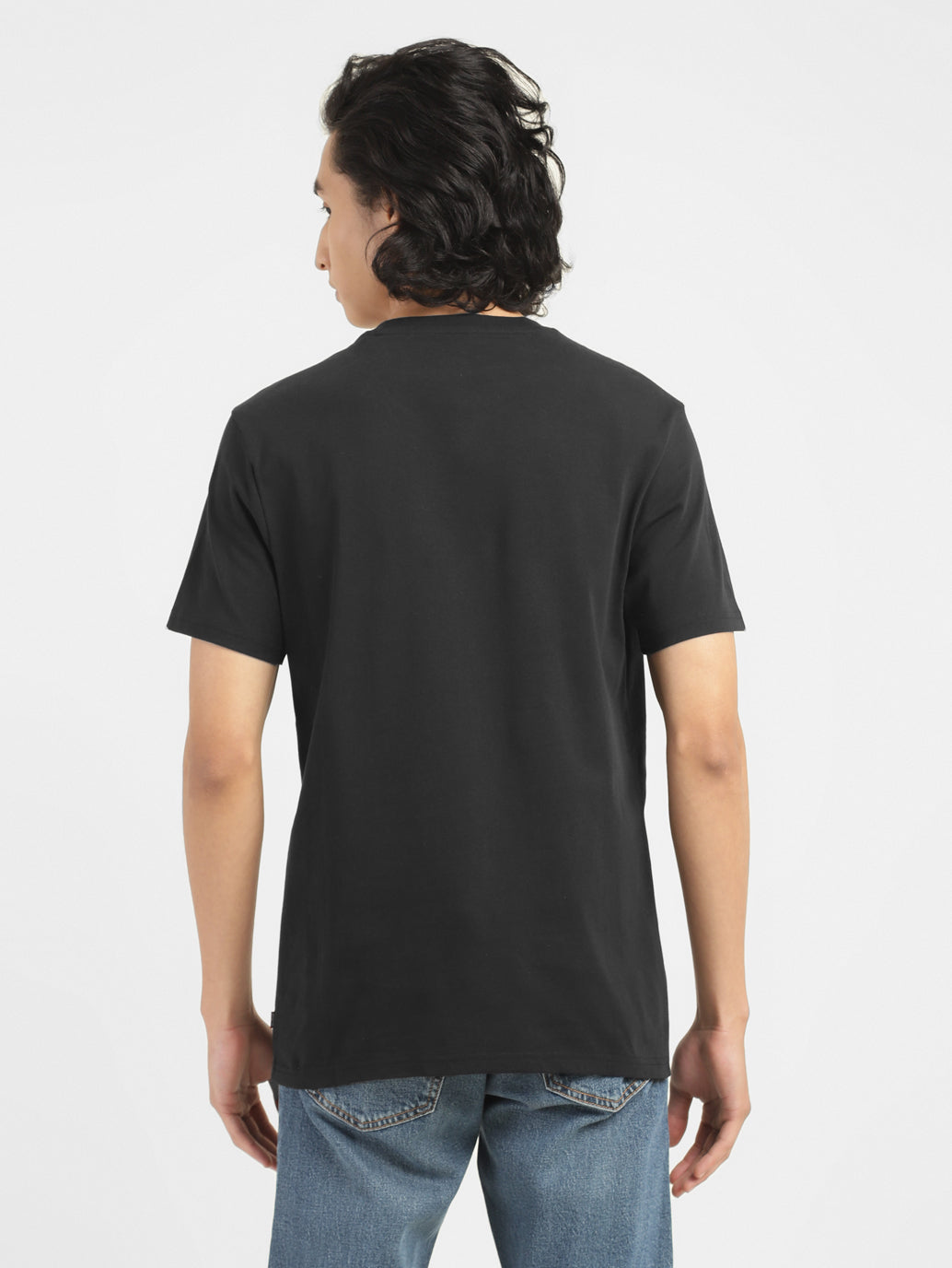 Men's Brand Logo Crew Neck T-shirt Black - 6f4fa8e6-6631-4a26-bd6b-5ee11028005e View