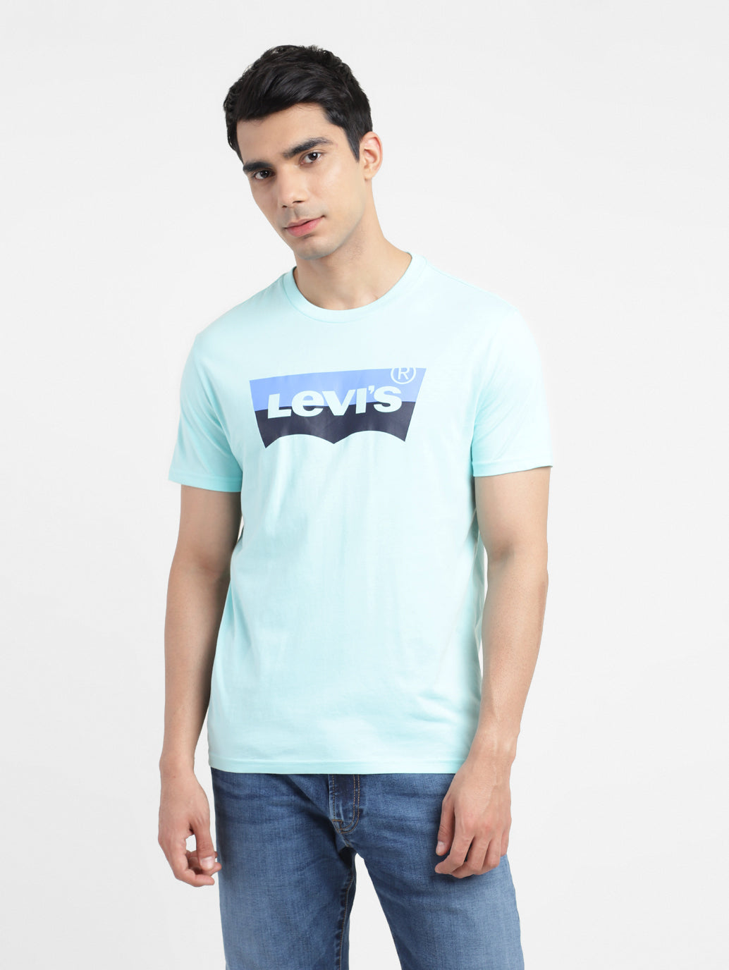 Men's Brand Logo Slim Fit T-shirt - d85e11ed-8027-4ff0-80b4-3b8cea2c4642 View