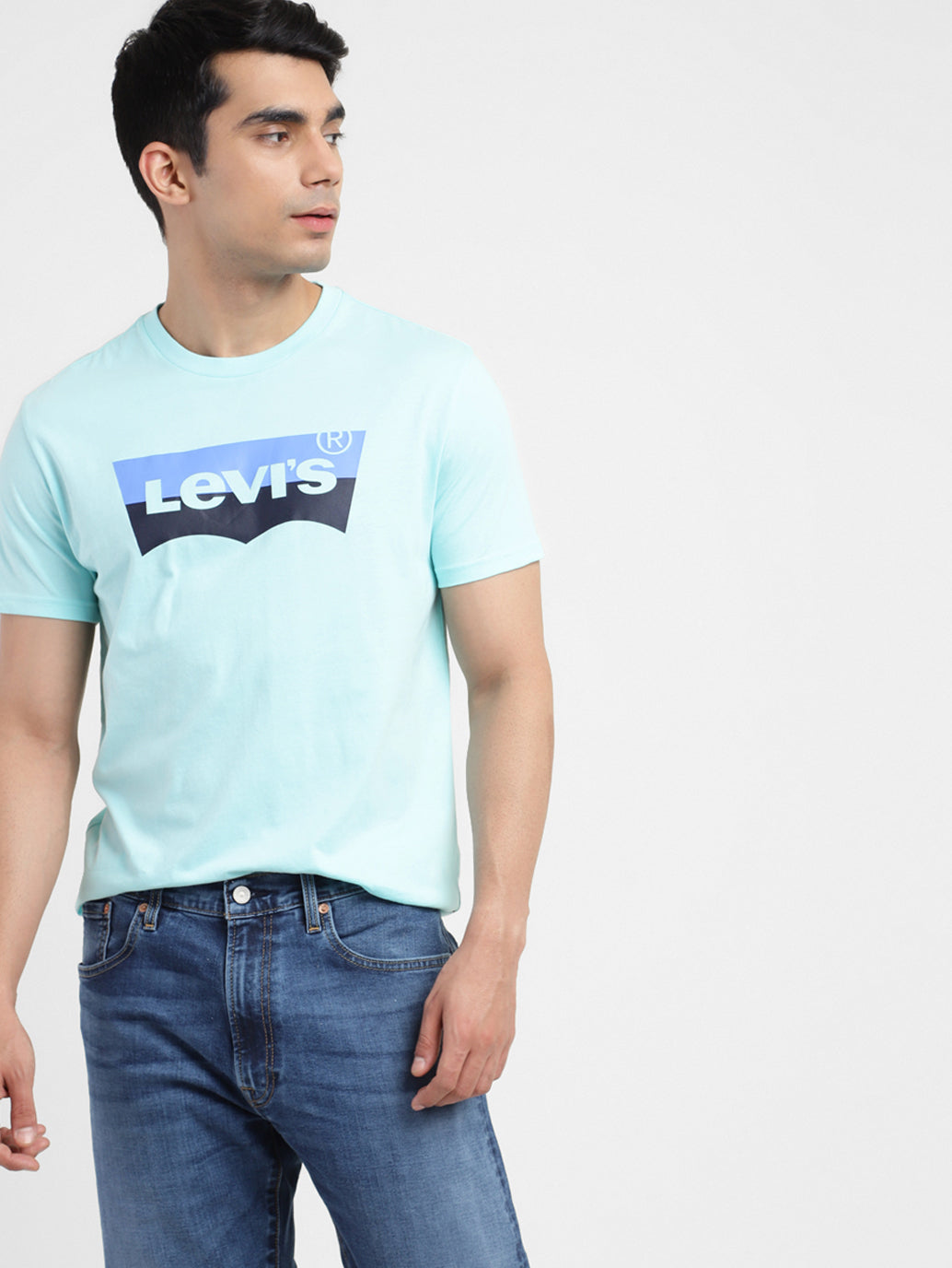 Men's Brand Logo Slim Fit T-shirt - ca03ed24-a1b9-47ce-b72b-6067cd8fa8be View