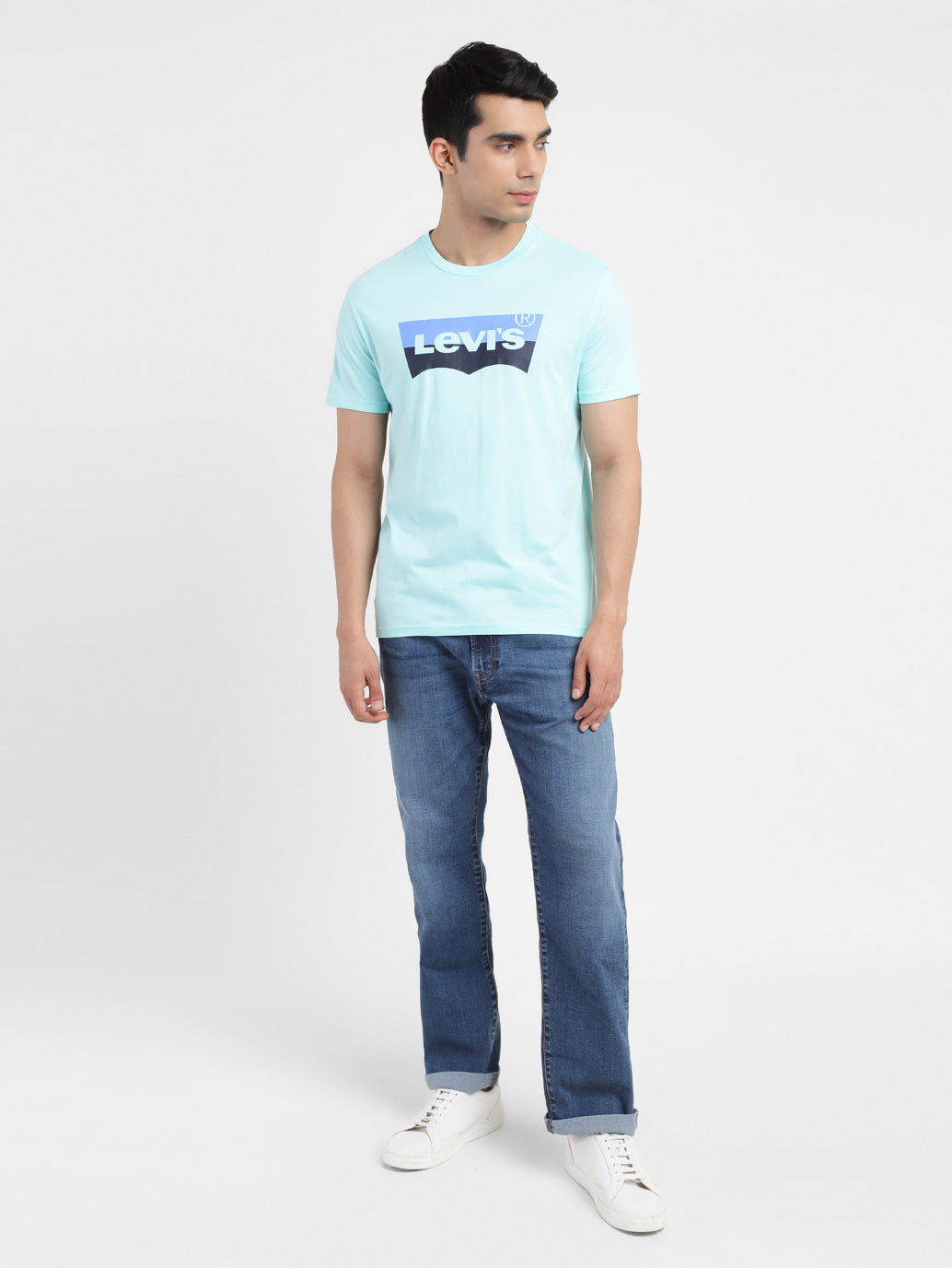Men's Brand Logo Slim Fit T-shirt - bd1820d9-0591-46f1-a3af-b3bc21c317ee View