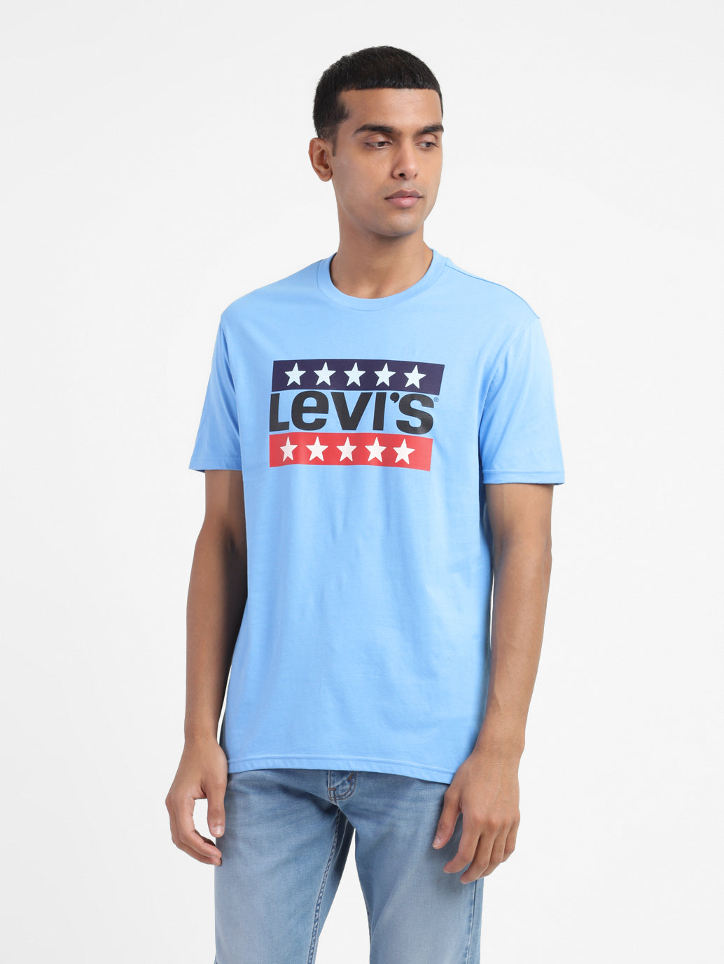 Men's Graphic Print Crew Neck T-shirt - 66c17bf3-d841-4f52-a19e-f82f8b8a9f3e View