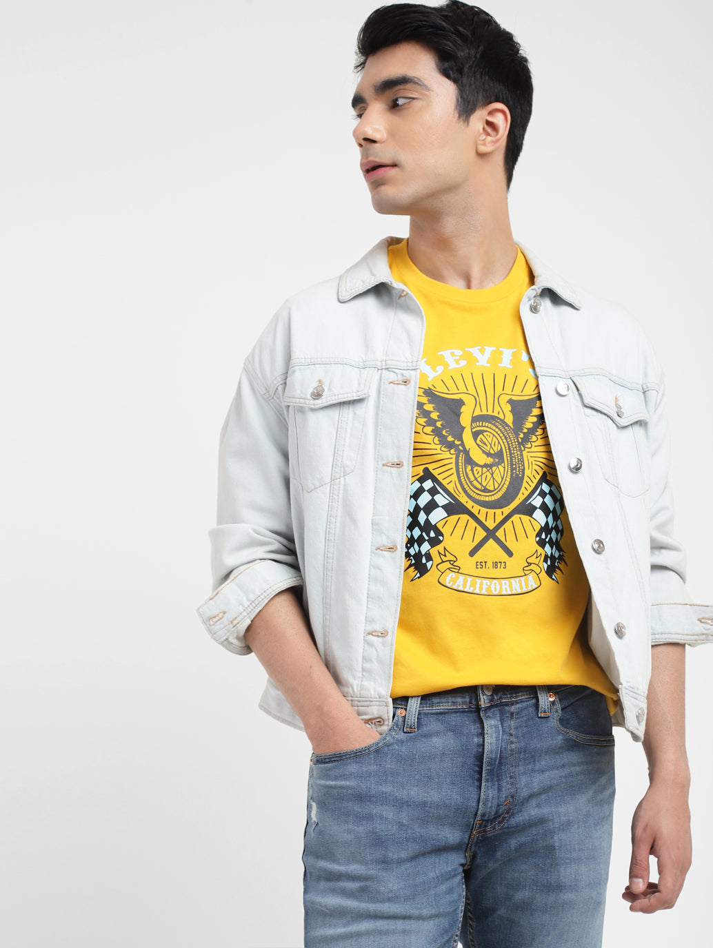 Men's Graphic Print Slim Fit T-shirt - 041e2dbd-777d-48ff-af73-51c9a02034c2 View
