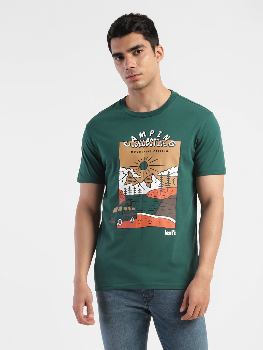 Men's Graphic Print Slim Fit T-shirt - c8762249-d4ac-4c7e-a7cd-da3d8ecb6f52 View