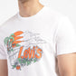 Men's Graphic Print Regular Fit T-shirt White - 914a3efb-36ca-4ba7-82be-c06e3655c2e4 View