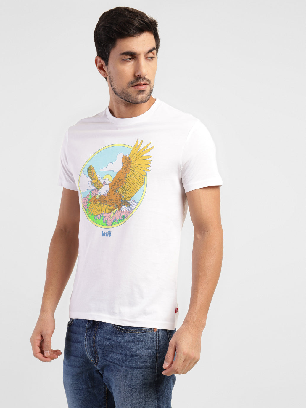 Men's Graphic Print Regular Fit T-shirt - 94059a95-1fb9-4836-9b45-15516db34fb4 View