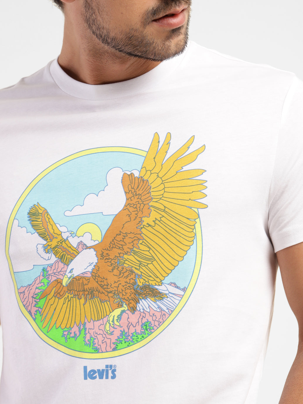 Men's Graphic Print Regular Fit T-shirt - 96a727e4-e7a7-45ee-887e-f485365bc5fd View