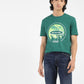 Men's Green Crew Neck T-Shirt - 40c8ec55-a5c9-4f77-a7b0-fe48620cd417 View