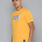 Men's Graphic Print Round Neck T-shirt - Side View