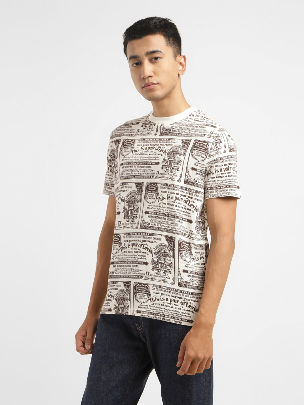 Men's Graphic Print Crew Neck T-shirt - 79d576e6-e621-4779-afa2-6a63e5f3214b View