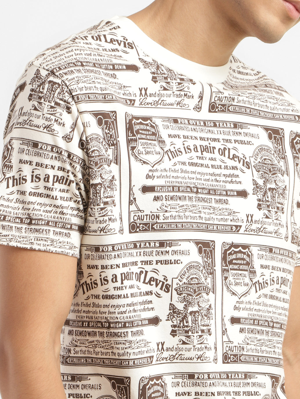 Men's Graphic Print Crew Neck T-shirt - fd43b31a-7990-4499-9366-0c4b207e0a03 View