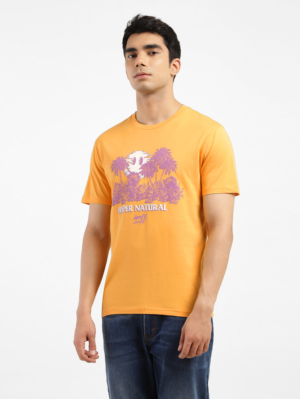 Men's Graphic Printed Regular Fit T-shirt - 7f1b1a88-9e0e-487f-8cfe-77aad2ca0973 View