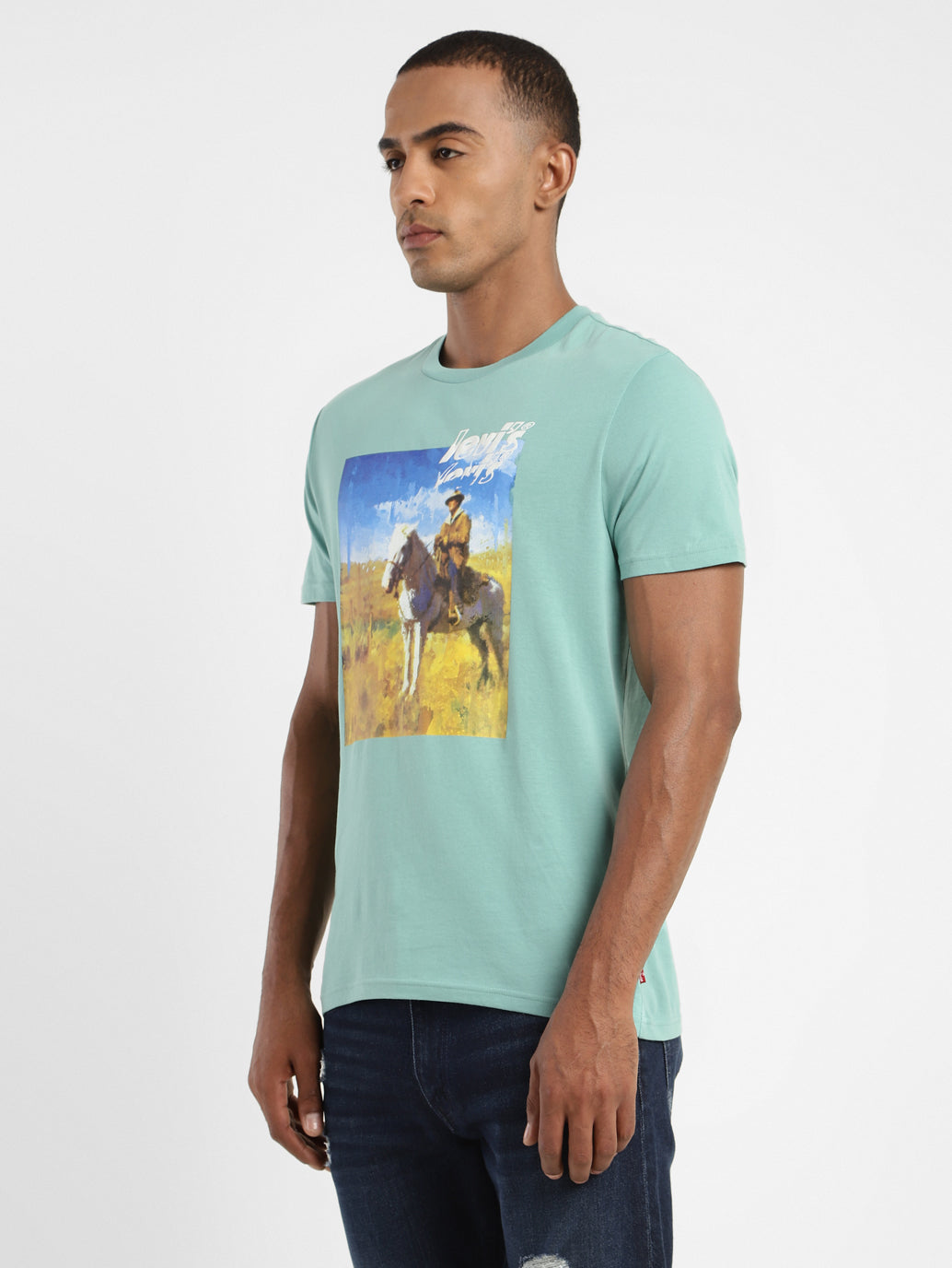 Men's Graphic Printed Regular Fit T-shirt - 6452facf-e14f-4179-ab86-6db51ba7e85e View