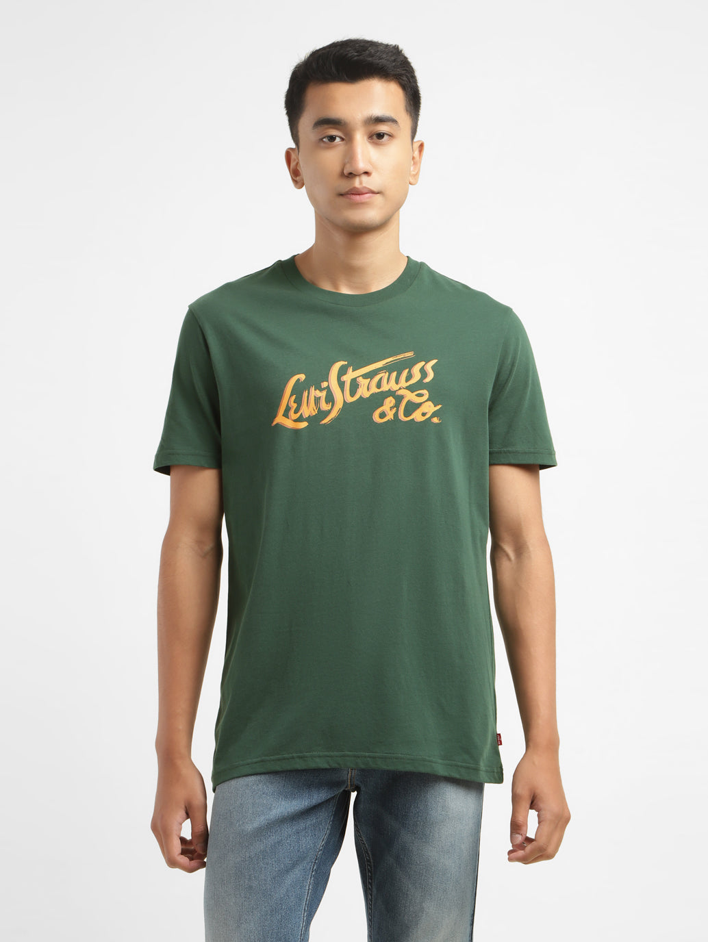 Men's Brand Logo Crew Neck T-shirt - 8ba575ac-7af2-4fb4-90a9-723a28022122 View