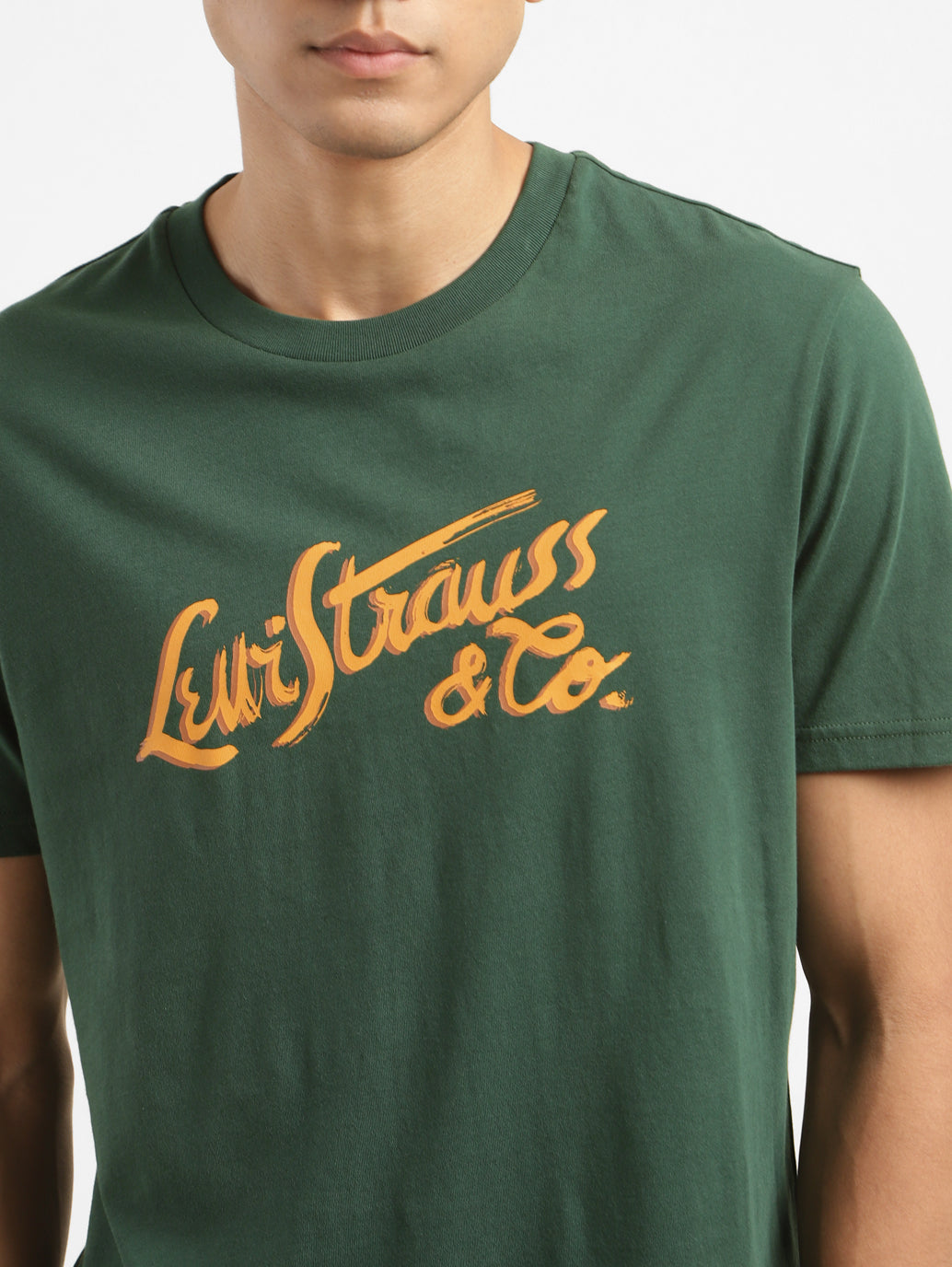 Men's Brand Logo Crew Neck T-shirt - f2a5eedb-8a3e-438c-b5b0-0084bc85f546 View