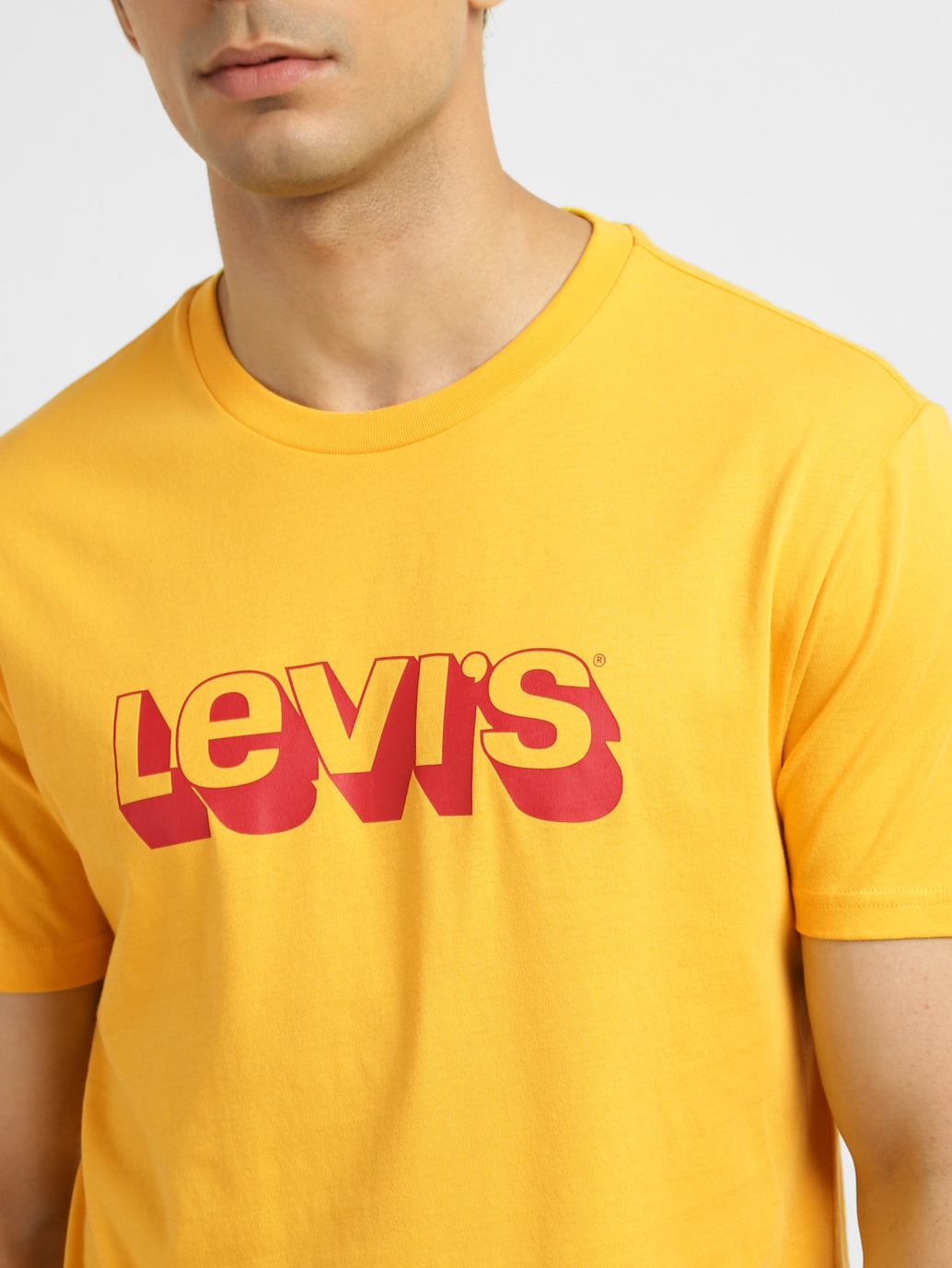 Men's Brand Logo Slim Fit T-shirt - 47ce71a3-bf6f-4d60-a639-eca837ef3fe8 View