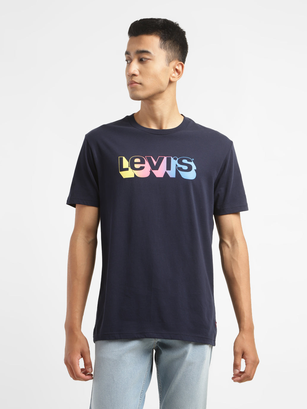 Men's Brand Logo Crew Neck T-shirt - aa86eb1e-5cf1-4f8a-8042-4ab5575aefe7 View