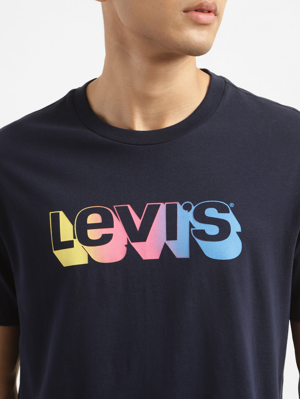 Men's Brand Logo Crew Neck T-shirt - e928b6d1-4d7d-41a7-9900-7e0119df0be4 View
