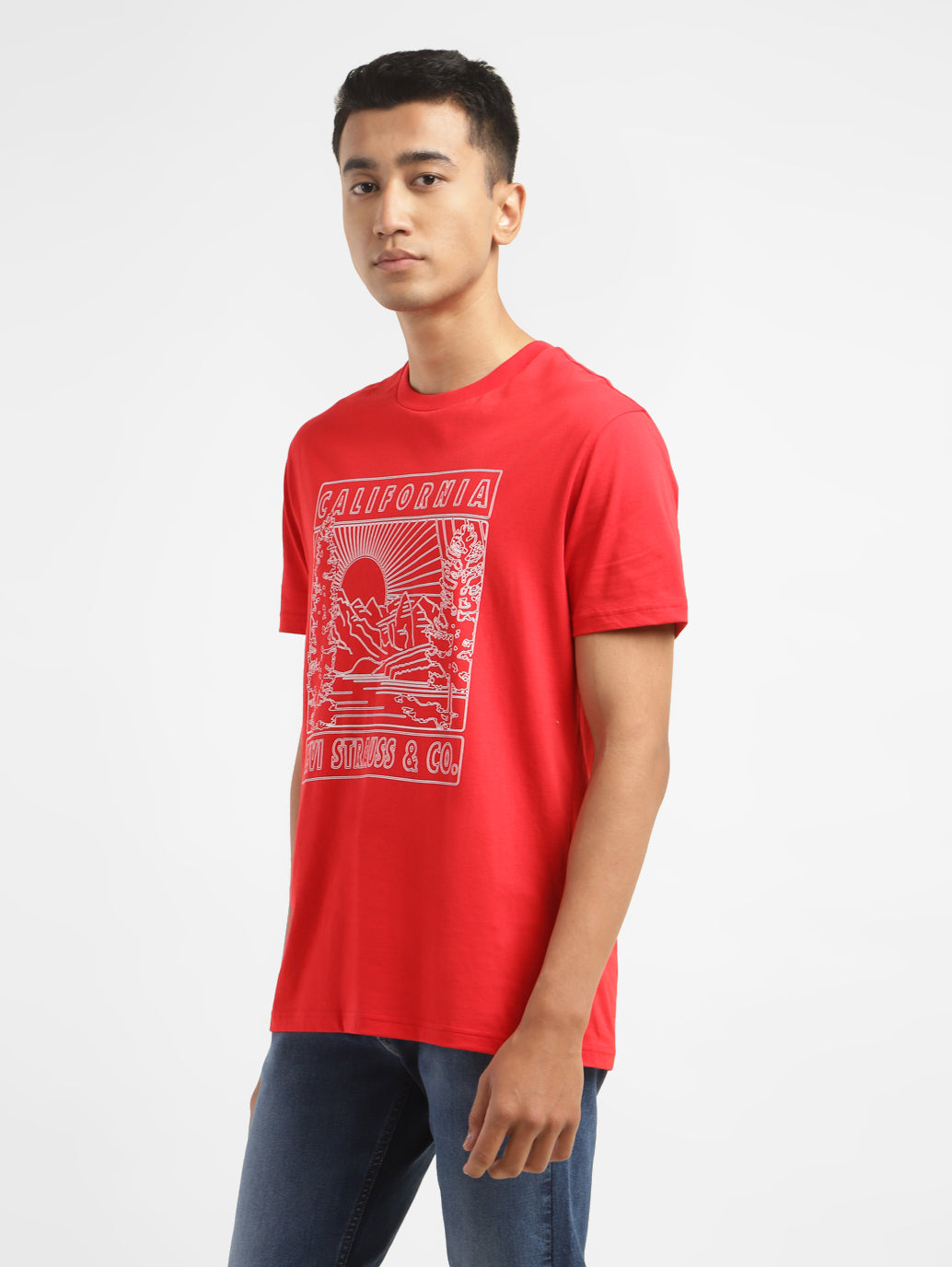 Men's Graphic Print Crew Neck T-shirt - 23363a80-07df-4e1b-b823-8aeb6c40d6c7 View