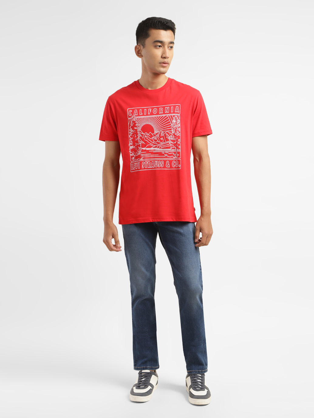 Men's Graphic Print Crew Neck T-shirt - 04a94c1d-6af9-420a-816a-6c60ecdc42bf View