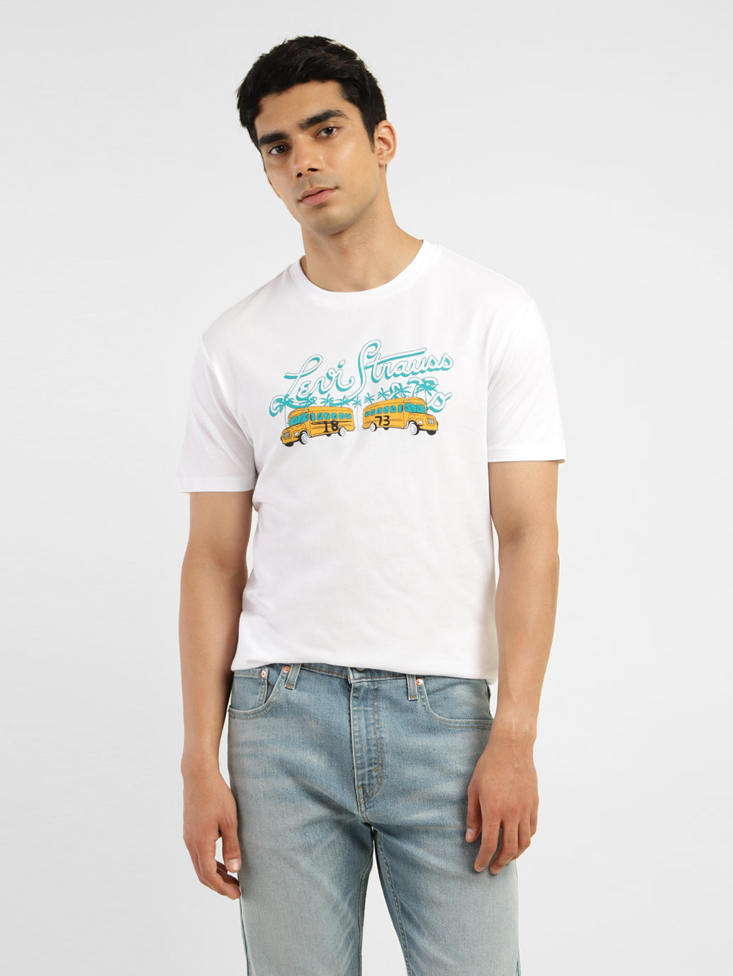 Men's Graphic Print Crew Neck T-shirt - a7710dea-91b0-4986-acdb-0b314c1a97b7 View