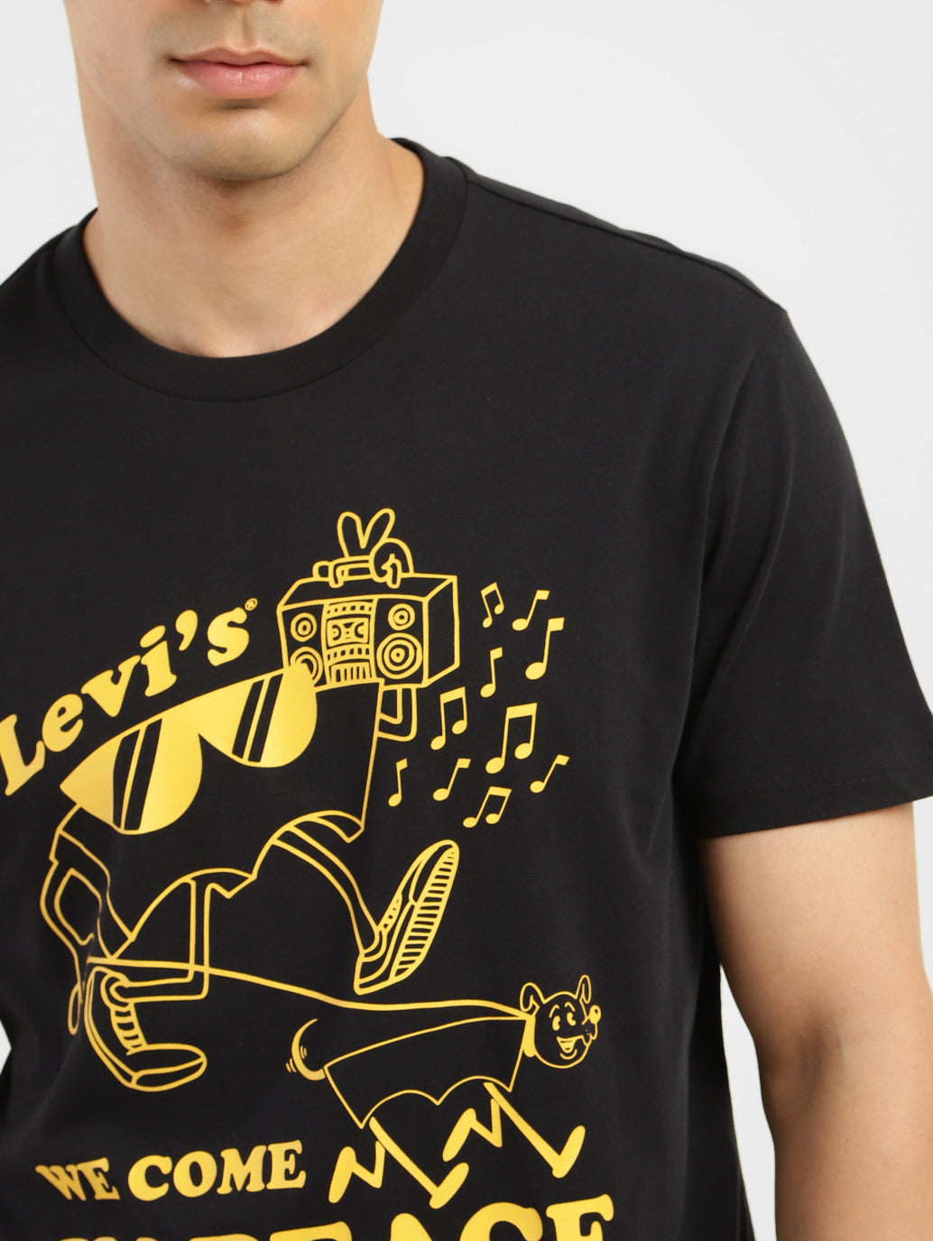 Men's Graphic Crew Neck T-shirt - b8d8b13c-486a-48b6-b3c3-9ddd71806455 View