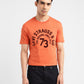 Men's Typographic Print Slim Fit T-shirt - 0a1615a6-a44e-4921-882d-ae28057049c9 View