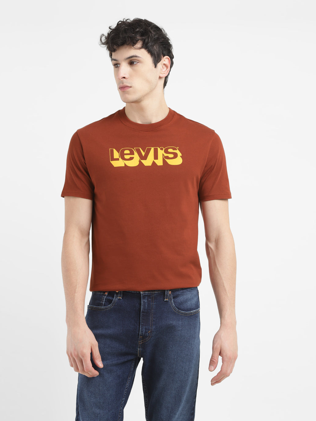 Men's Brand Logo Crew Neck T-Shirt - 27d1039a-2345-4e6a-a768-13b8ba590404 View