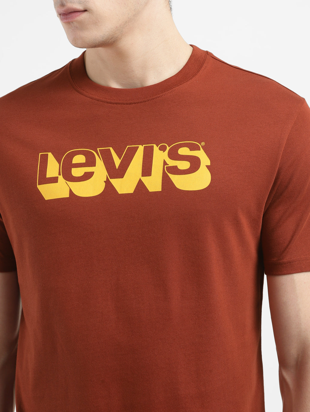 Men's Brand Logo Crew Neck T-Shirt - 489e5789-3352-42ab-adb4-60040eb0824e View