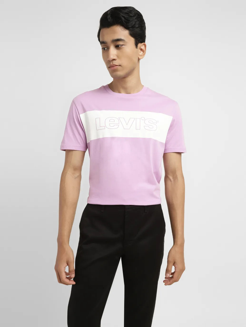 Men's Brand Logo Slim Fit T-shirt - 132e8a34-d663-440f-bf4d-ea79ec5a279e View