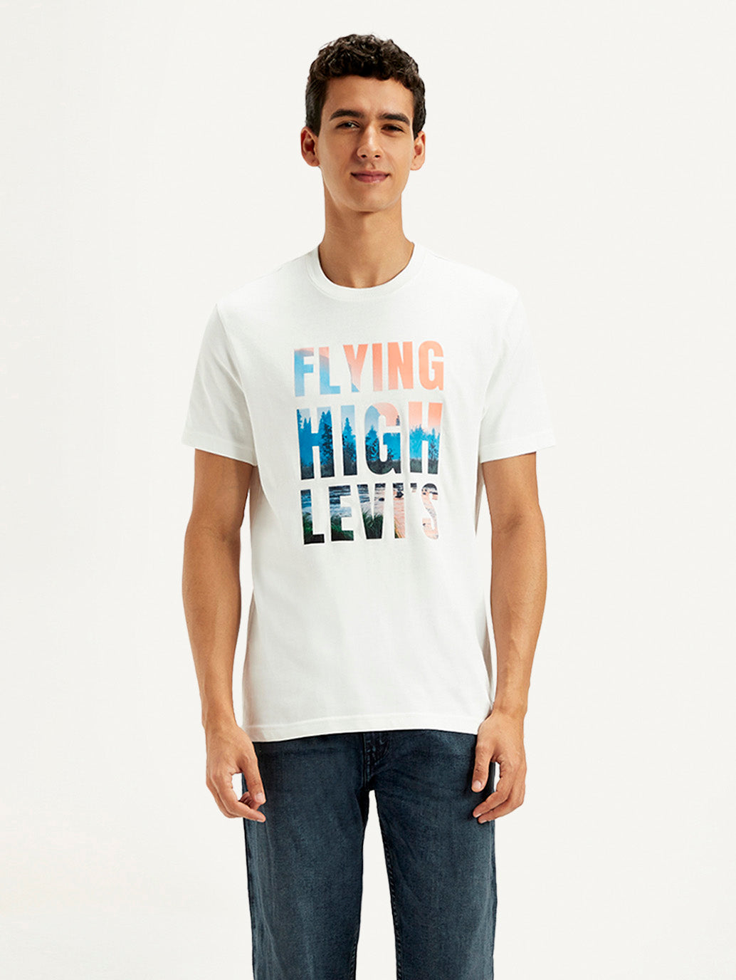 Men's Graphic Print Slim Fit T-Shirt