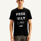 Men's Graphic Print Regular Fit T-Shirt - Front View
