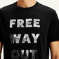 Men's Graphic Print Regular Fit T-Shirt - Detail View