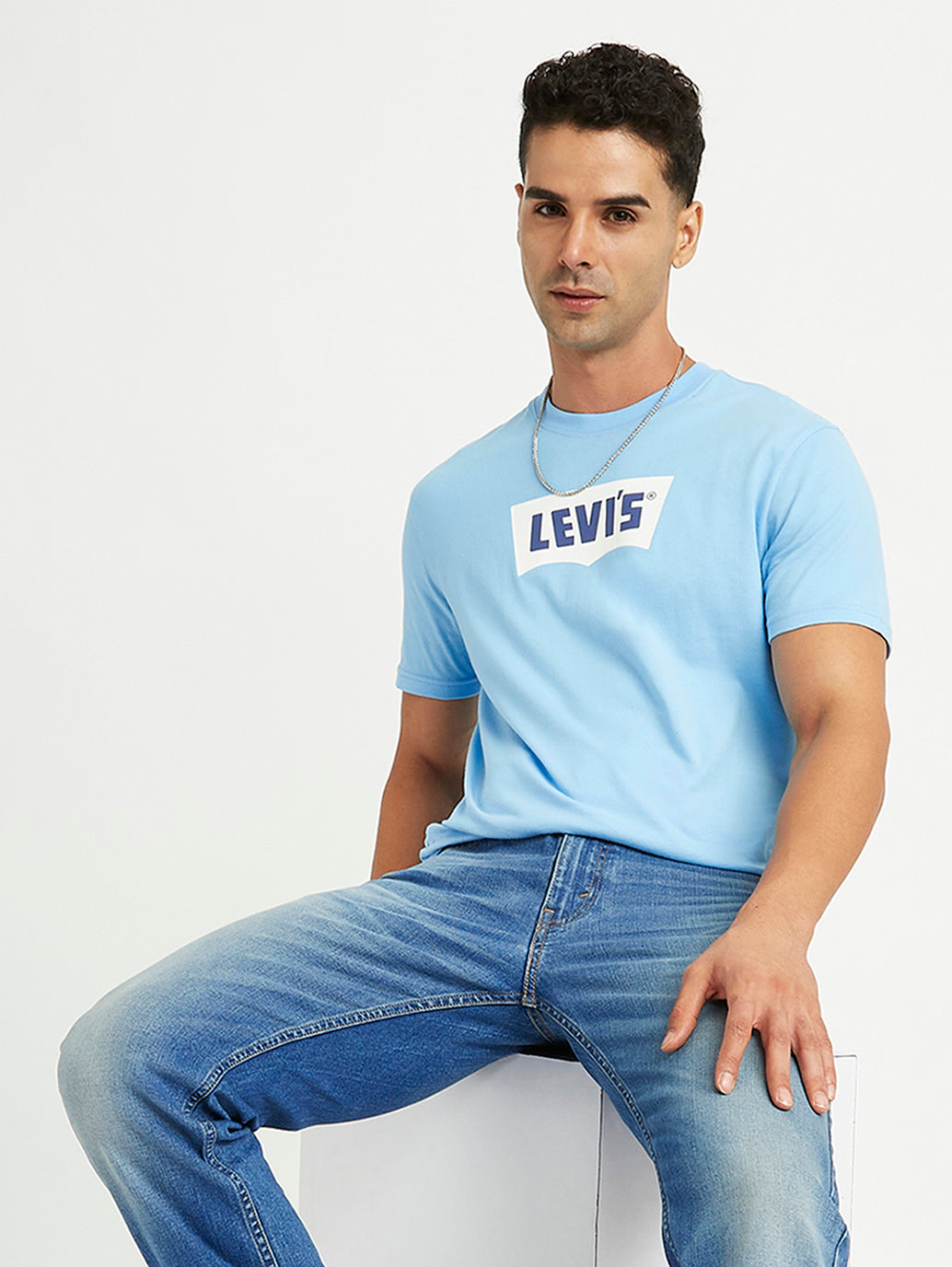 Men's Brand Logo Slim Fit T-Shirt - 08135410-1c36-4ed9-9c3c-f96d129a186a View