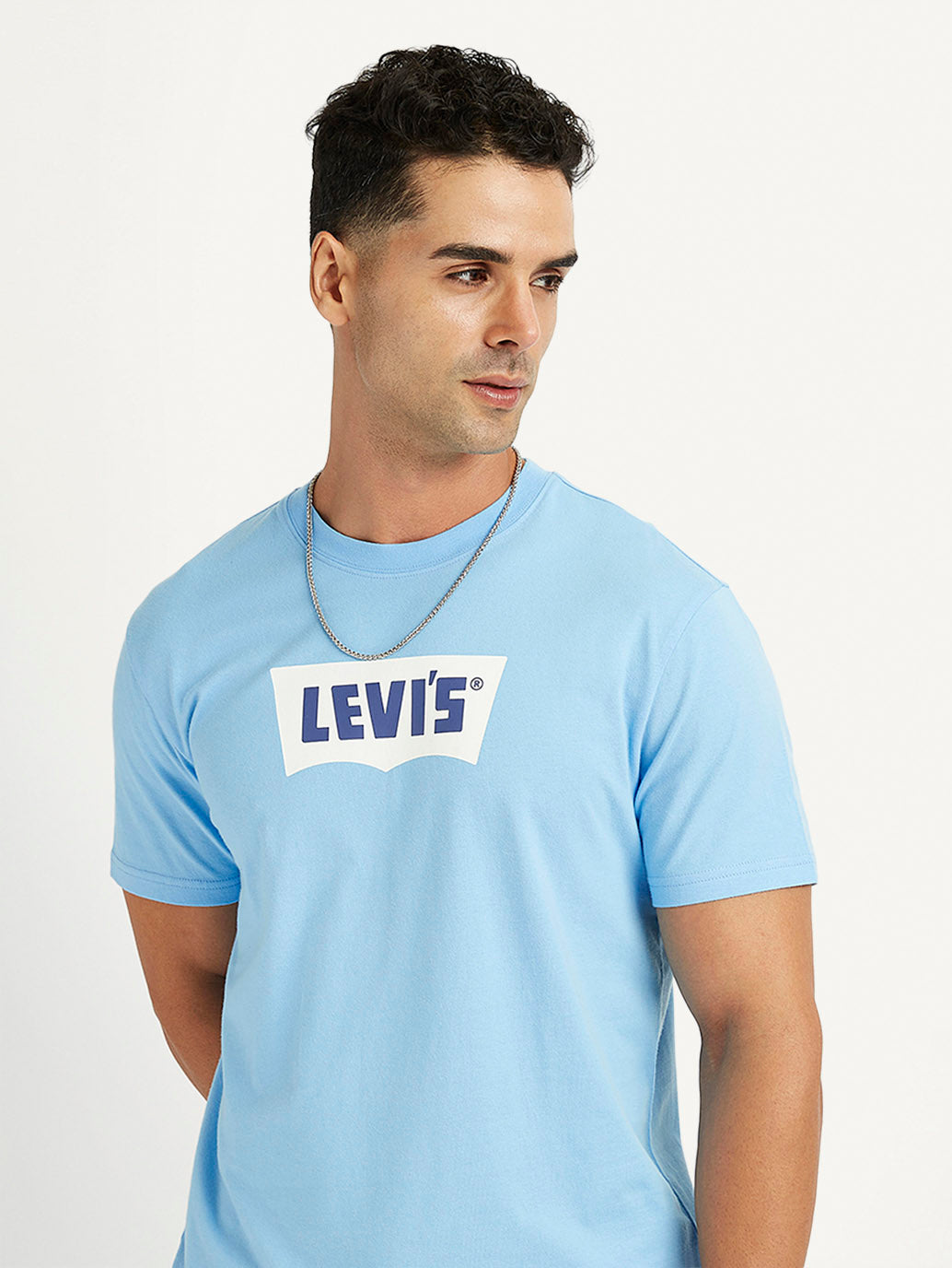 Men's Brand Logo Slim Fit T-Shirt - Detail View