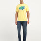 Men's Brand Logo Crew Neck T-Shirt - ModelFront View