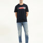 Men's Brand Logo Crew Neck T-Shirt - ModelFront View