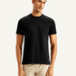 Men's Solid Slim Fit T-Shirt - Front View
