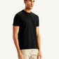 Men's Solid Slim Fit T-Shirt - Side View