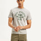 Men's Typographic Print Slim Fit T-Shirt - 24ef383c-cbca-4388-82a2-846a876736c9 View