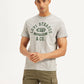 Men's Typographic Print Slim Fit T-Shirt - 93b1dc26-e2c8-42e2-997b-a13f36fdc94f View