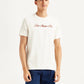 Men's Typographic Print Slim Fit T-shirt - Front View